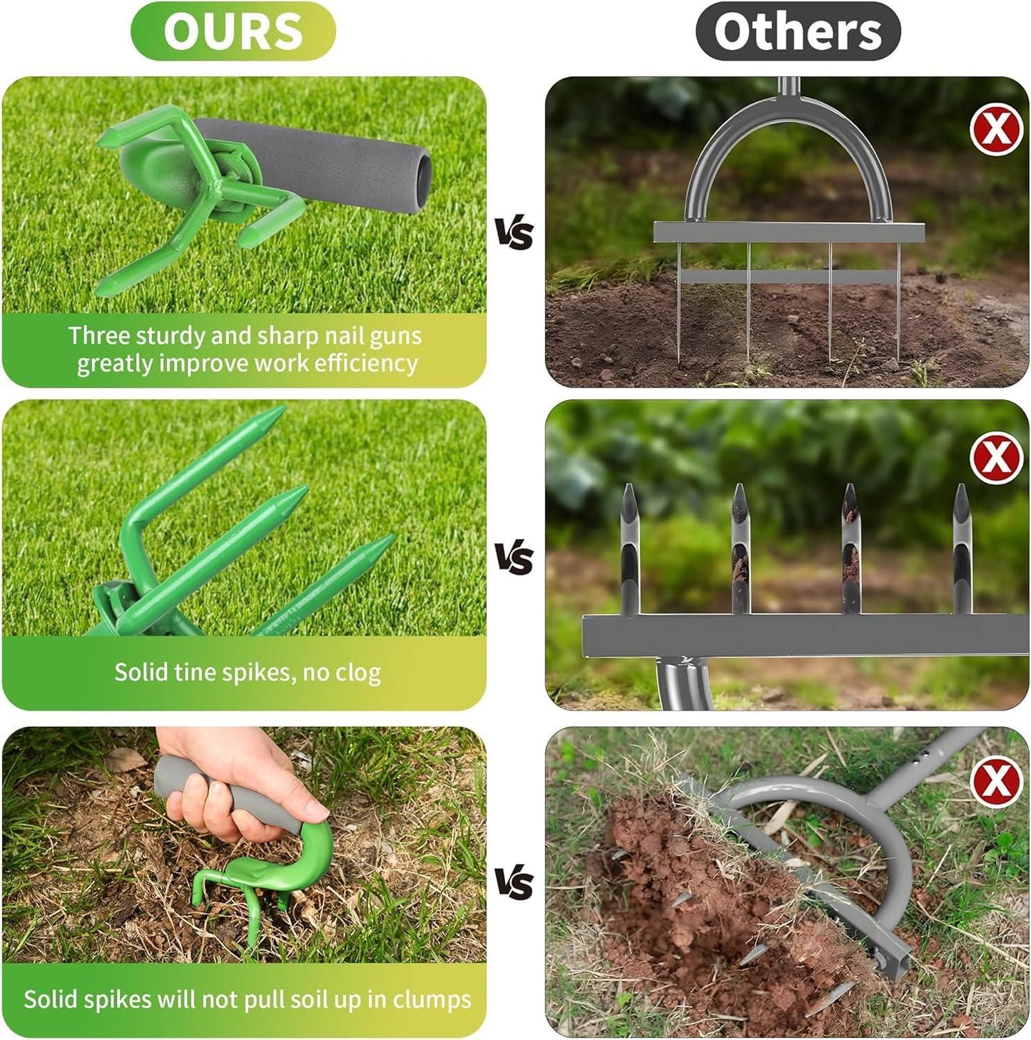 Soil Turning & Seeding Gardening Tool