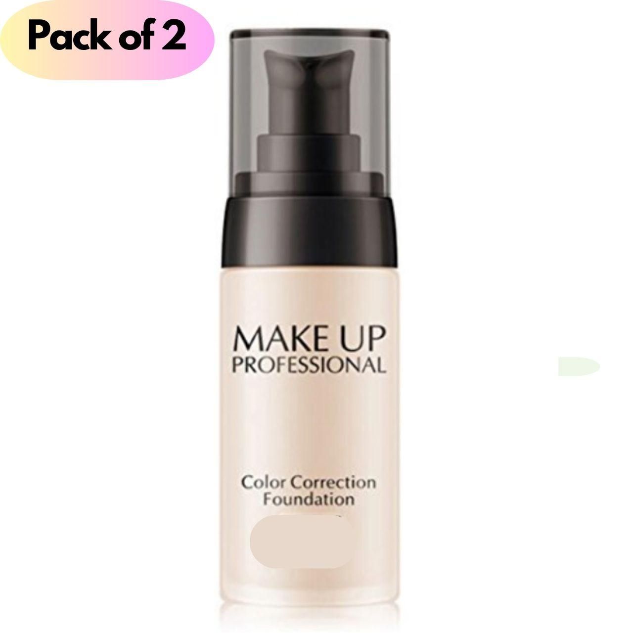 Make Up Professional Color Correction Foundation 100 gm Pack of 2
